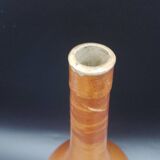 Antique glazed stoneware bottle signed EUG. VINCENT & Cie in Lyon