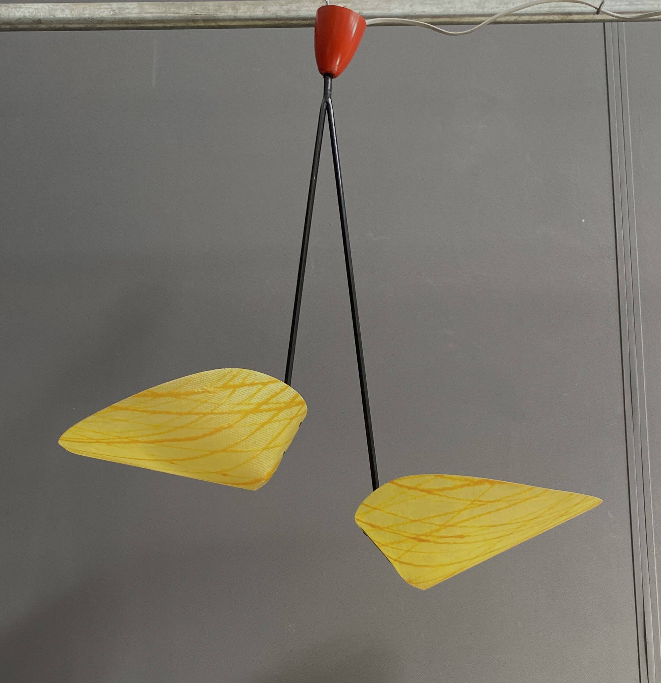 Josef Hurka pendant lamp model 1210 for Napako 1960s
