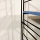 Mid century free standing rack with metal shelves by A. Dekker for Tomado