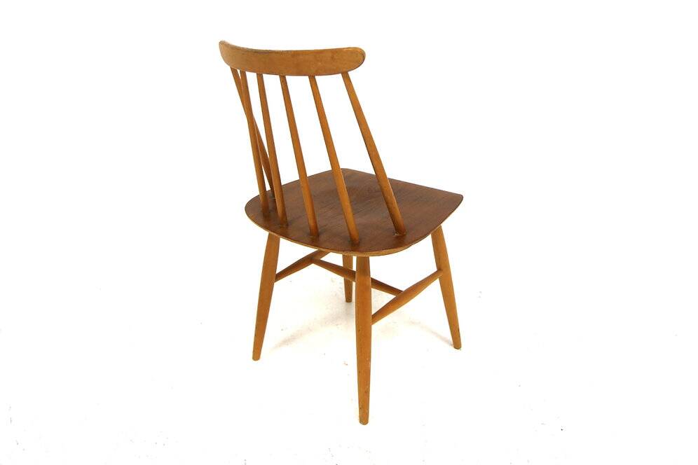 Set of 4 teak "Fanett" chairs by Ilmari Tapiovaara, Sweden, 1960