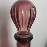 Carafons en verre améthyste