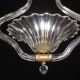 Trasparent Murano Glass Chandelier by Barovier e Toso, 1950s