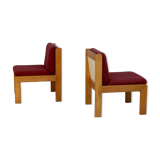 André Sornay pair of "raspberry" heaters. France, circa 1960