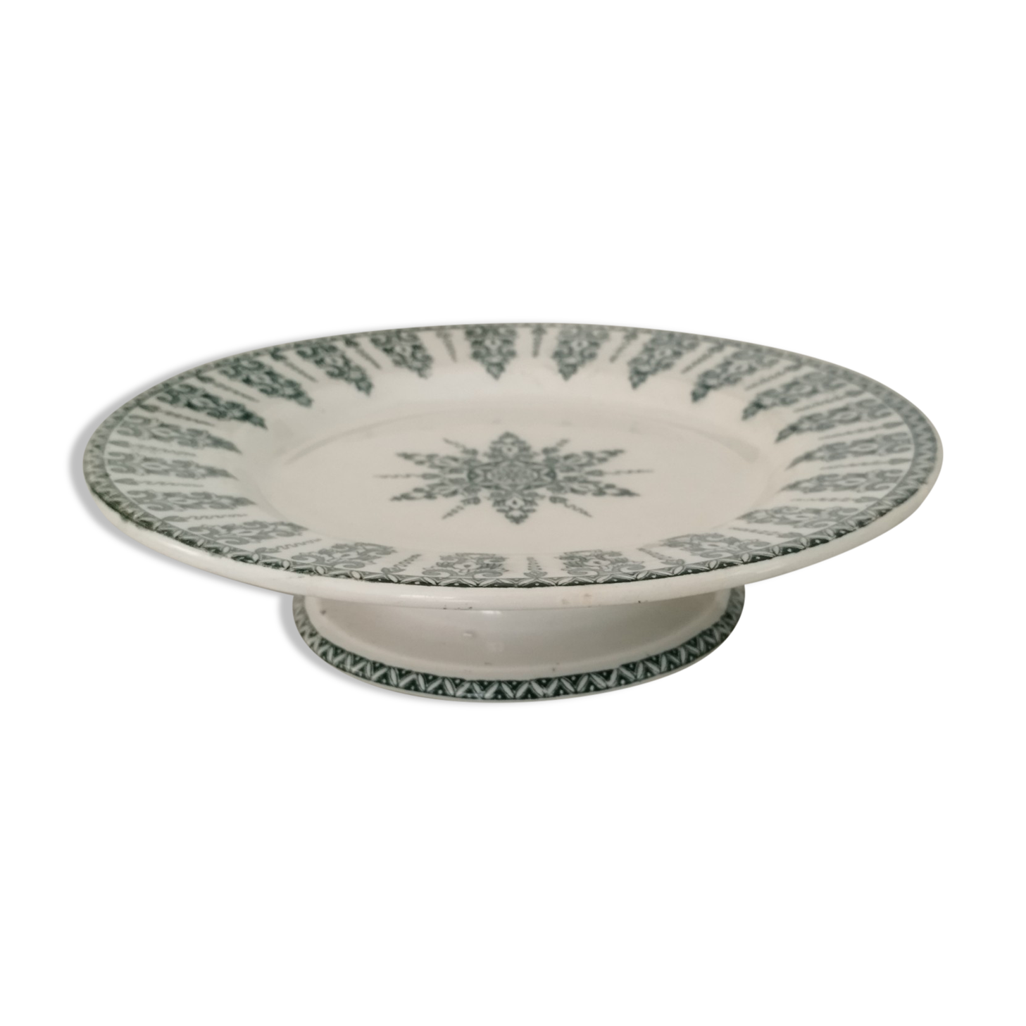 Plate foot shower porcelain opaque iron earth gien model annam