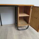 Oak and metal school office