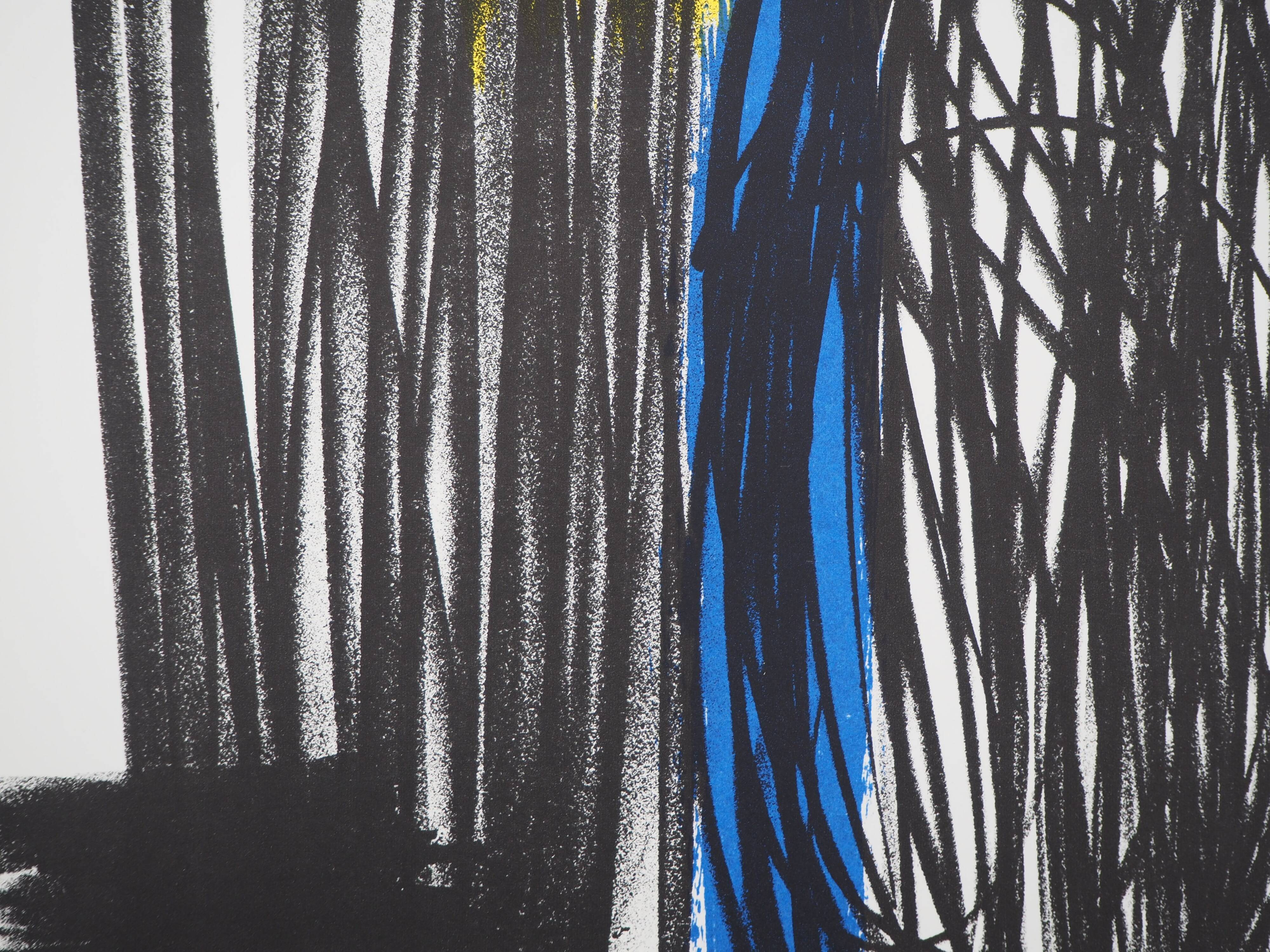 Hans Hartung: influence - original lithograph