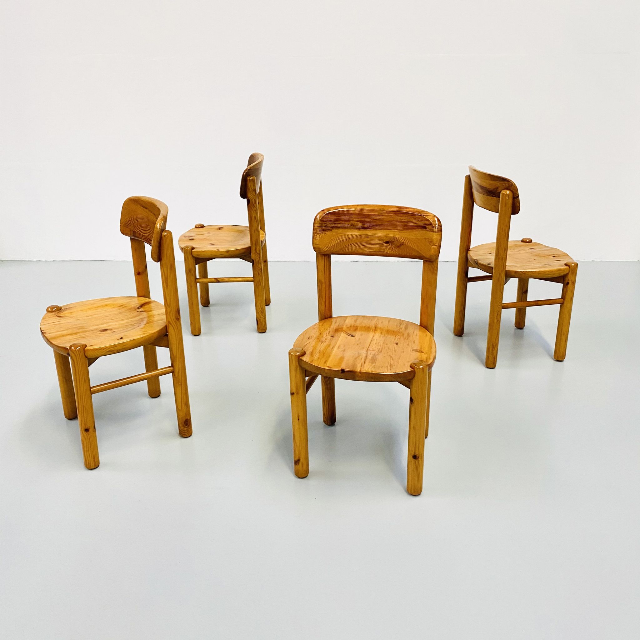 Danish chairs in solid pine by Rainer Daumiller for Hirtshals Savaerk, 1970