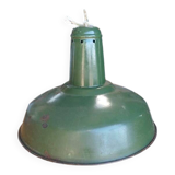 Vintage Industrial Suspension - Green Enamel -