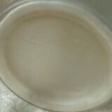 Vase art deco en verre moule pressé signé espaivet annees 1930 art deco