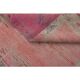 Pink Turkish Vintage Handmade Woven Wool Oushak Runner Rug 78x330