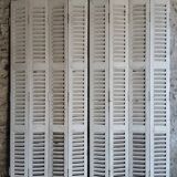 Anciennes persiennes H244cmxl200cm 8 vantaux