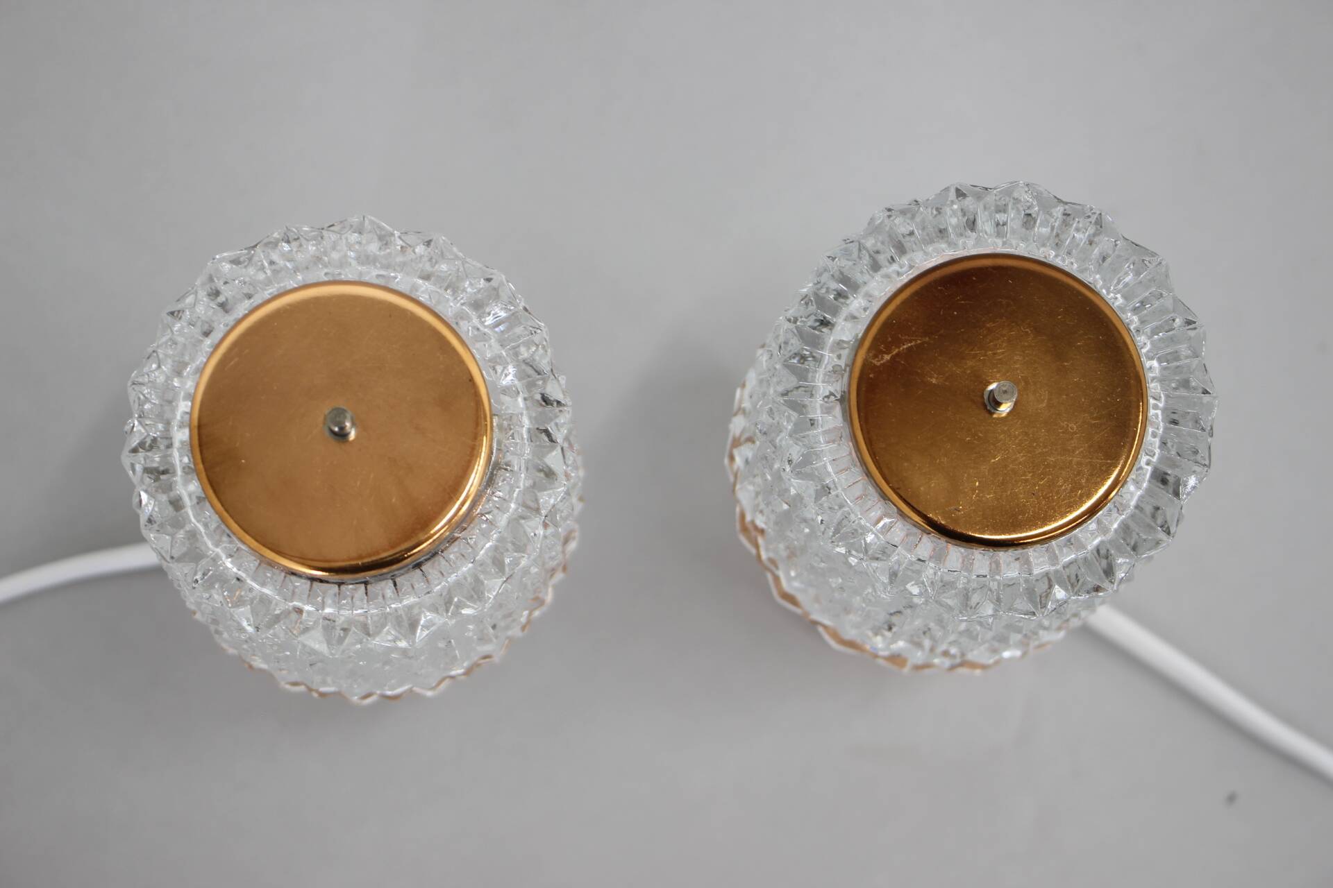 Pair of Table Lamps in Copper by Kamenicky Senov, Czechoslovakia