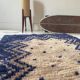 Scandinavian carpet in wool rya Sweden vintage