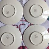 4 Sarraguemines plates and saucers
