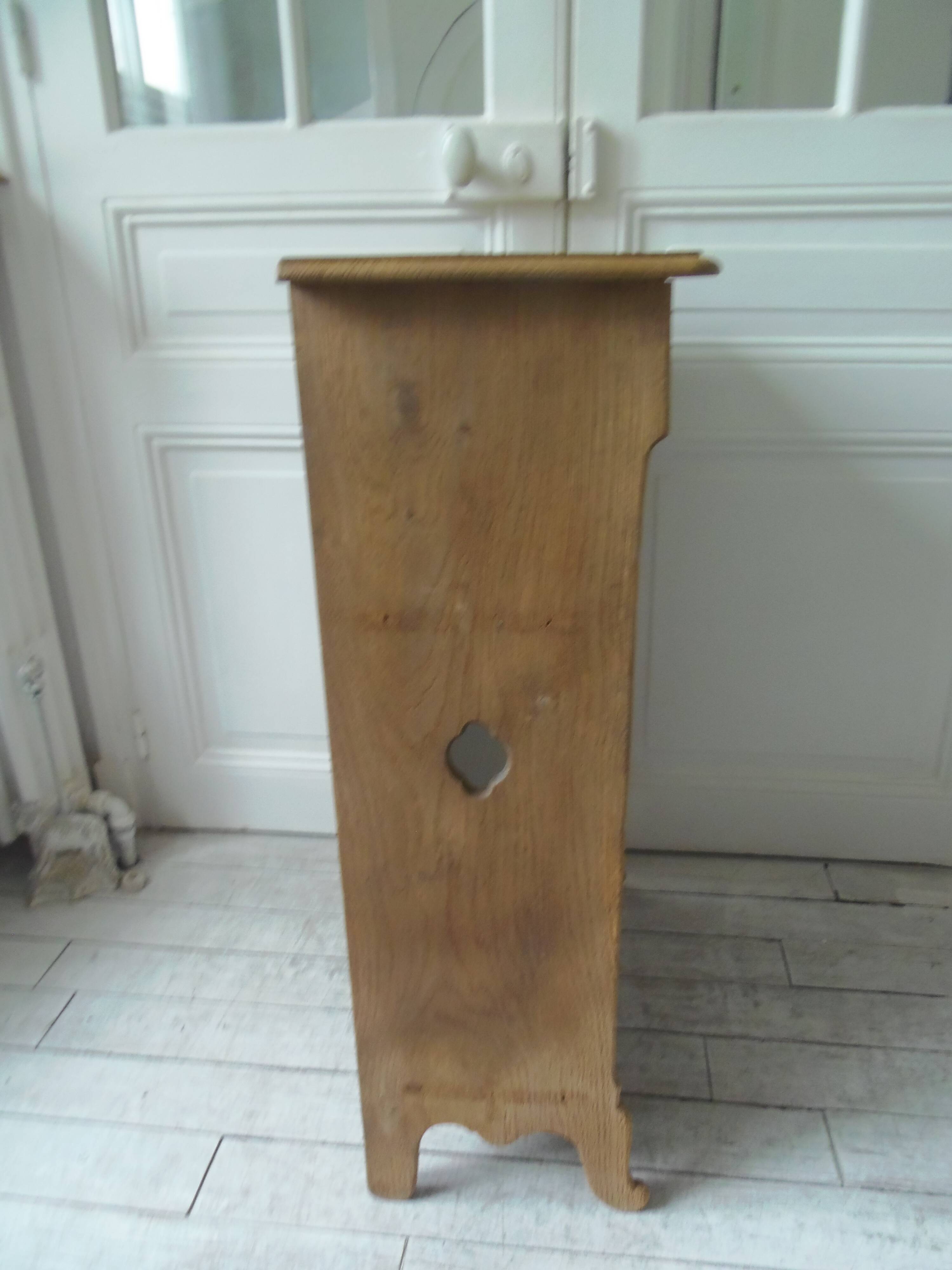 Vintage low depth bookcase in pearl grey interior oak with waxed finish.