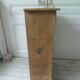 Vintage low depth bookcase in pearl grey interior oak with waxed finish.
