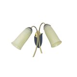 Double wall lamp from the 70s
