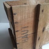 Transport case L58xD30,5xH34cm wood storage