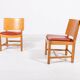 Set of 4 Vintage Architectural Danish chairs