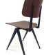 Lot of 4 vintage school chairs Galvanitas S16 Netherlands