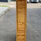 Scandinavian solid pine shelf with 5 levels.
