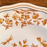 6 assiettes creuses Longchamp décor Moustier Olérys