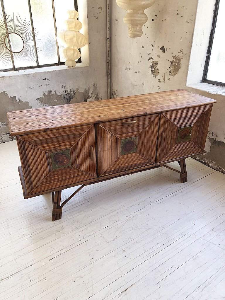 Tropicalist rattan sideboard 60