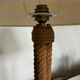 Living room lamp in braided rope 1950 Riviera