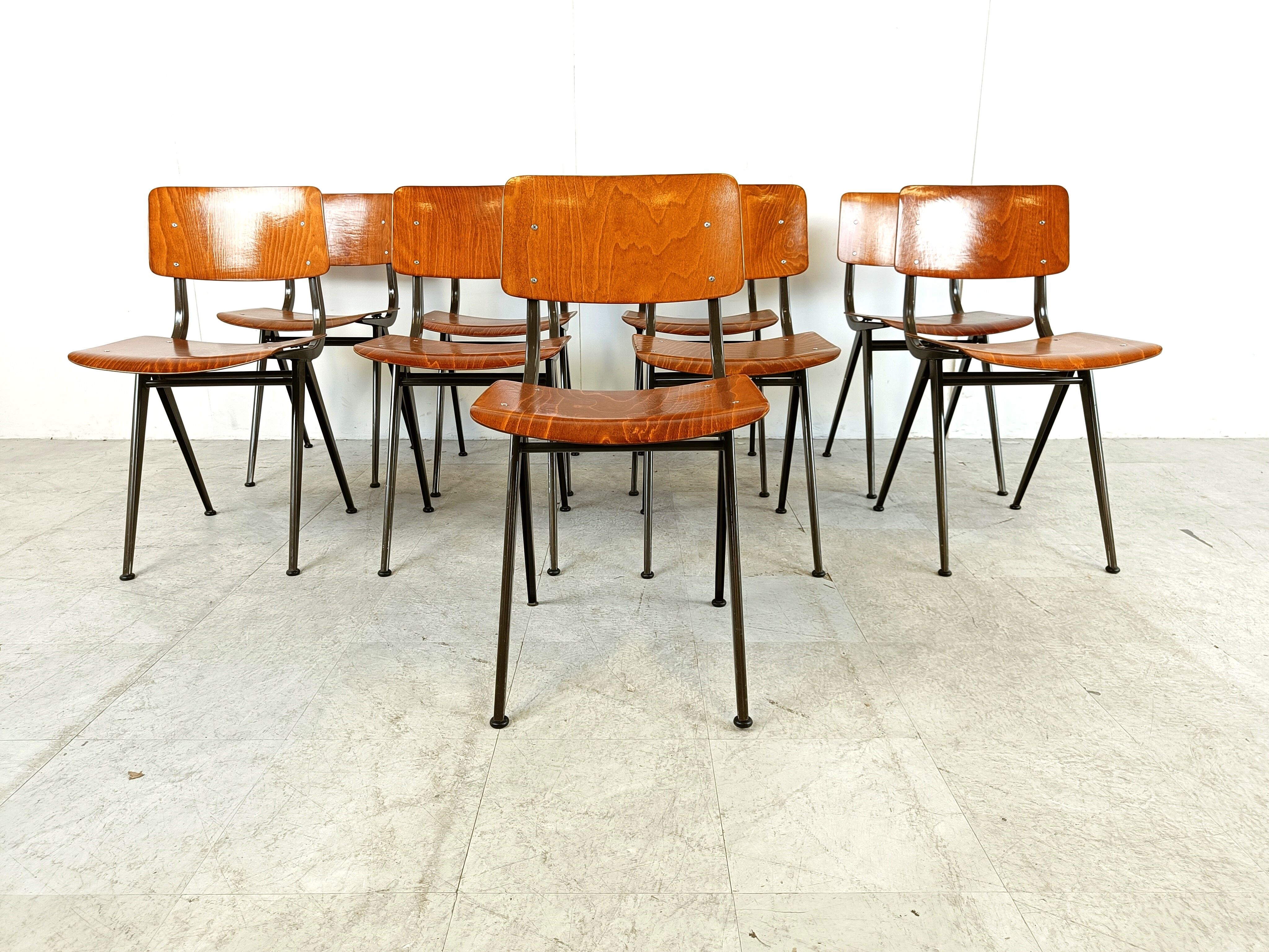 Vintage industrial dining chairs, 1960s