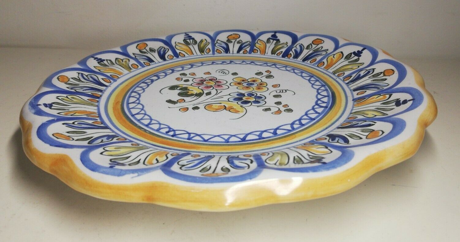 Vintage S. Timoneda Talavera ceramic plate