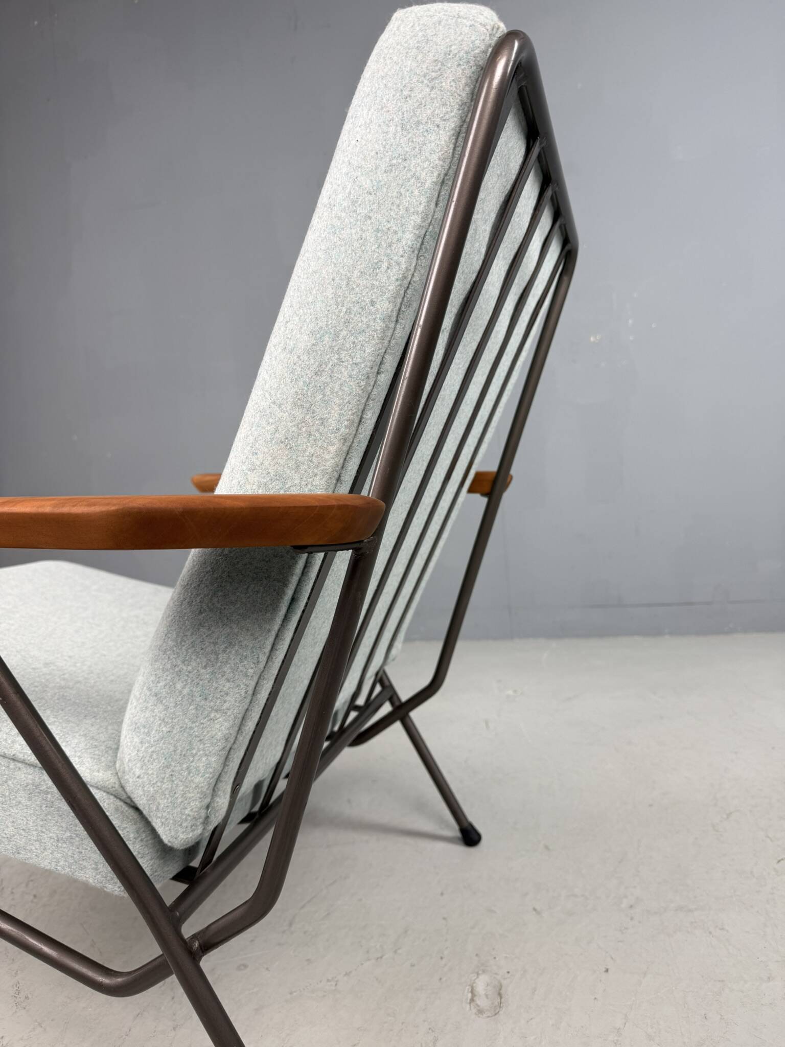 Fauteuil Koene Oberman avec accoudoirs en teck pour Gelderland, 1954