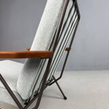 Fauteuil Koene Oberman avec accoudoirs en teck pour Gelderland, 1954