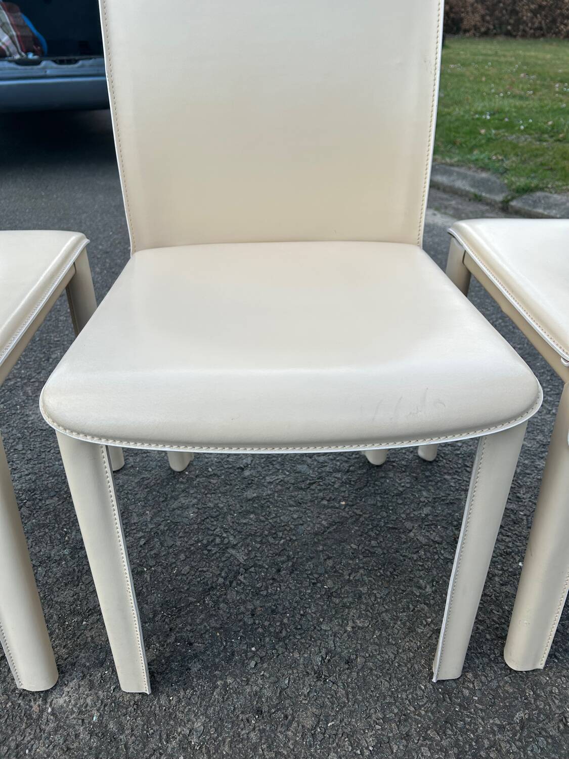 Set of 4 Italian chairs Arper Italy