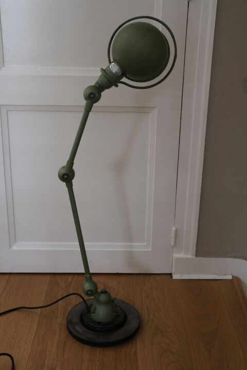 Jielde lamp 2 arms green hammered hammered