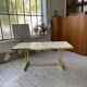 Brass table 1970 Italian lacquer