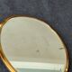 Miroir a main biseauté de taille moyenne art deco
