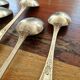 Christofle Set of 6 Lauriers model table spoons in silver-plated metal