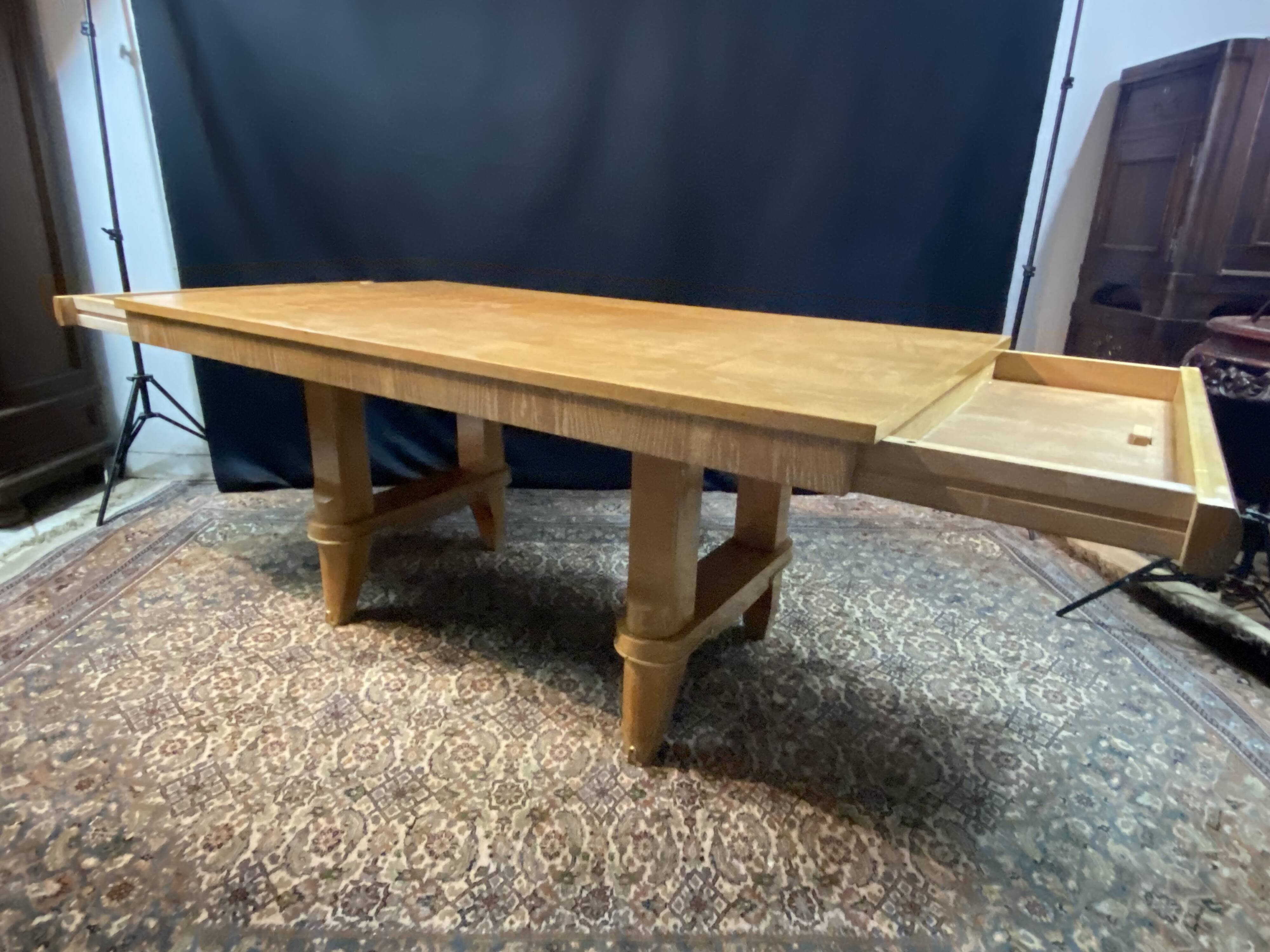 Dining table with two drawers, Vintage design 1955-1965