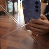 Dressing table large mirror free form vintage 1950