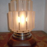 Lampe verre année 30 art déco