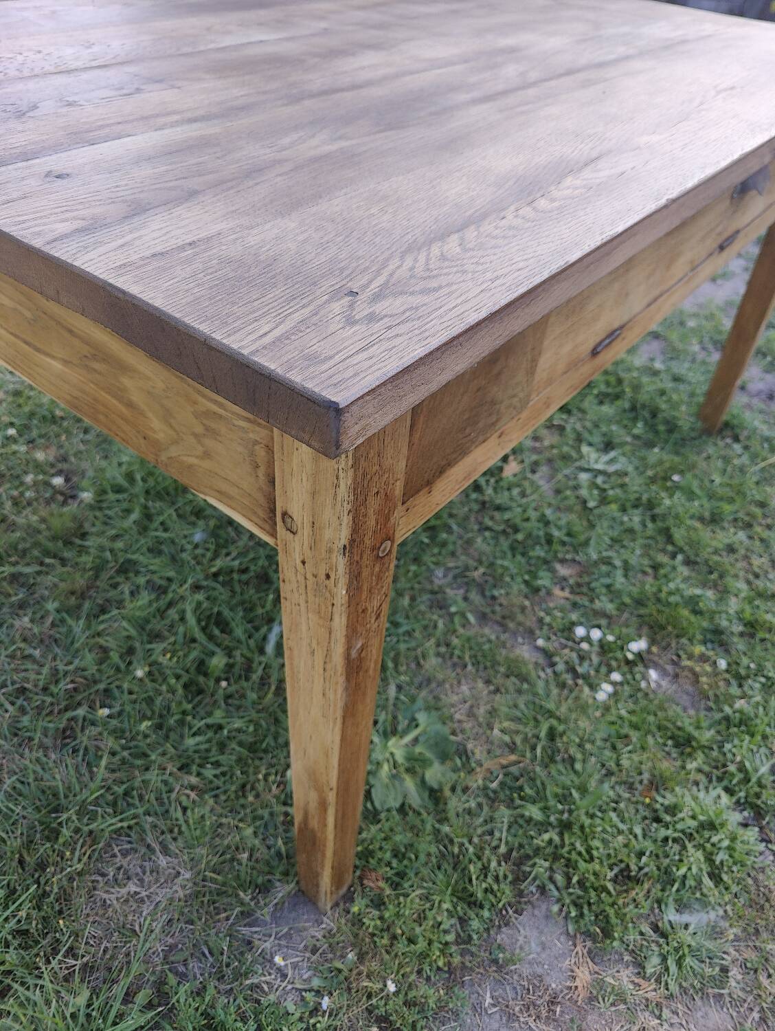 Old oak farmhouse table