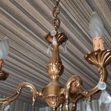Lustre métal doré