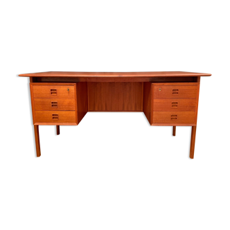 Double-sided desk by Arne Vodder, Brouer Møbelfabrik, Denmark, 1960s