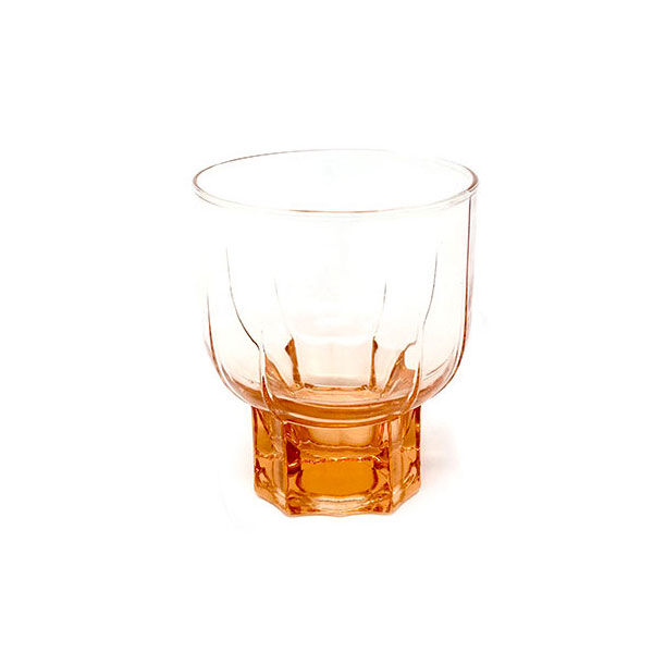 Verres apéritif en verre rosé