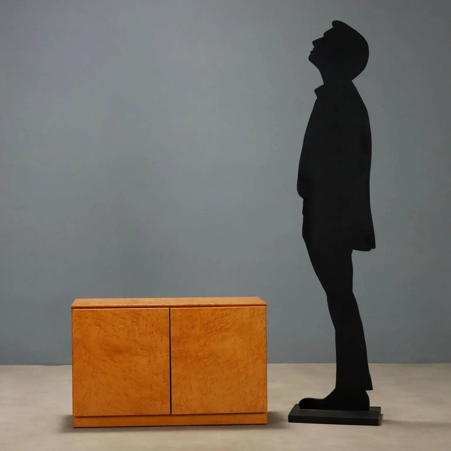 1980s burl wood storage furniture