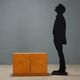 1980s burl wood storage furniture