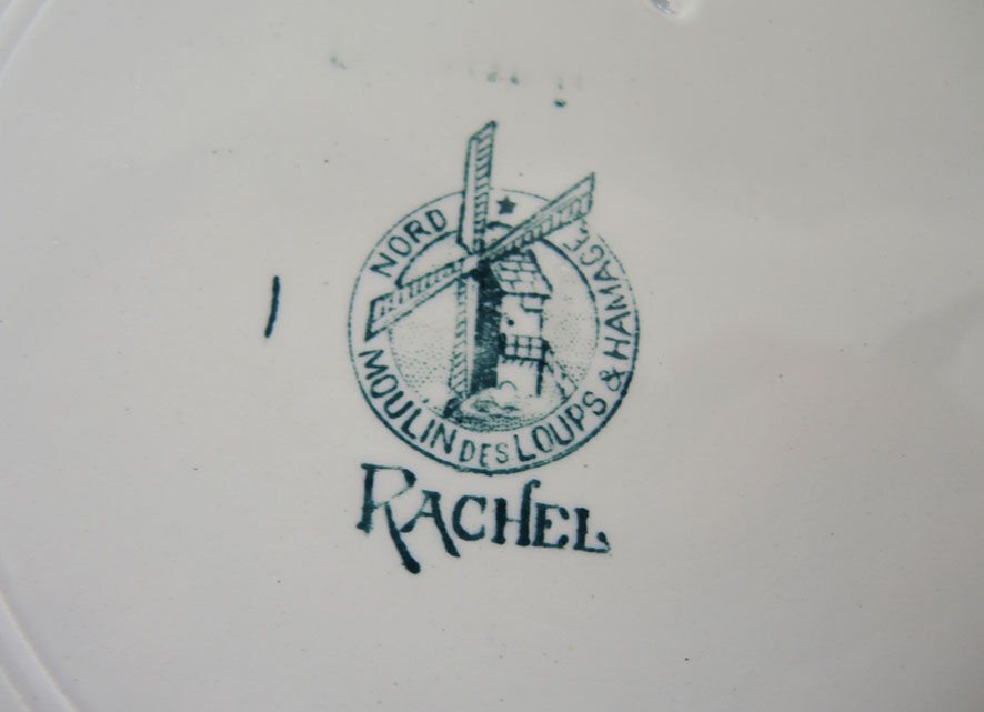 6 Old Plates Plates Moulin des Loups – Rachel