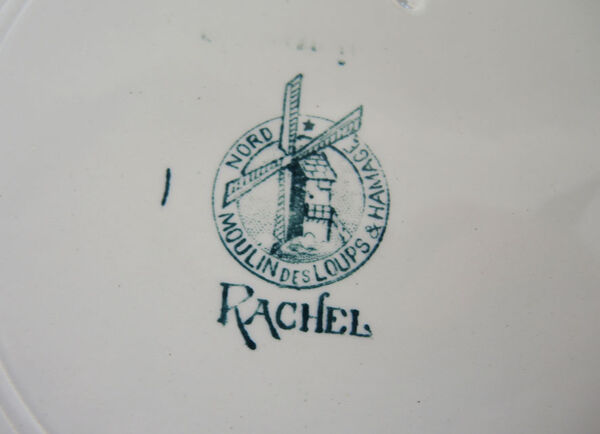 6 assiettes plates Moulin des loups rachel