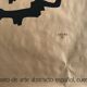 Original poster on kraft paper by Eduardo CHILLIDA, Museo de arte abstracto, 1980
