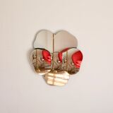 Removable wall mirror, circa 1970 68x76cm